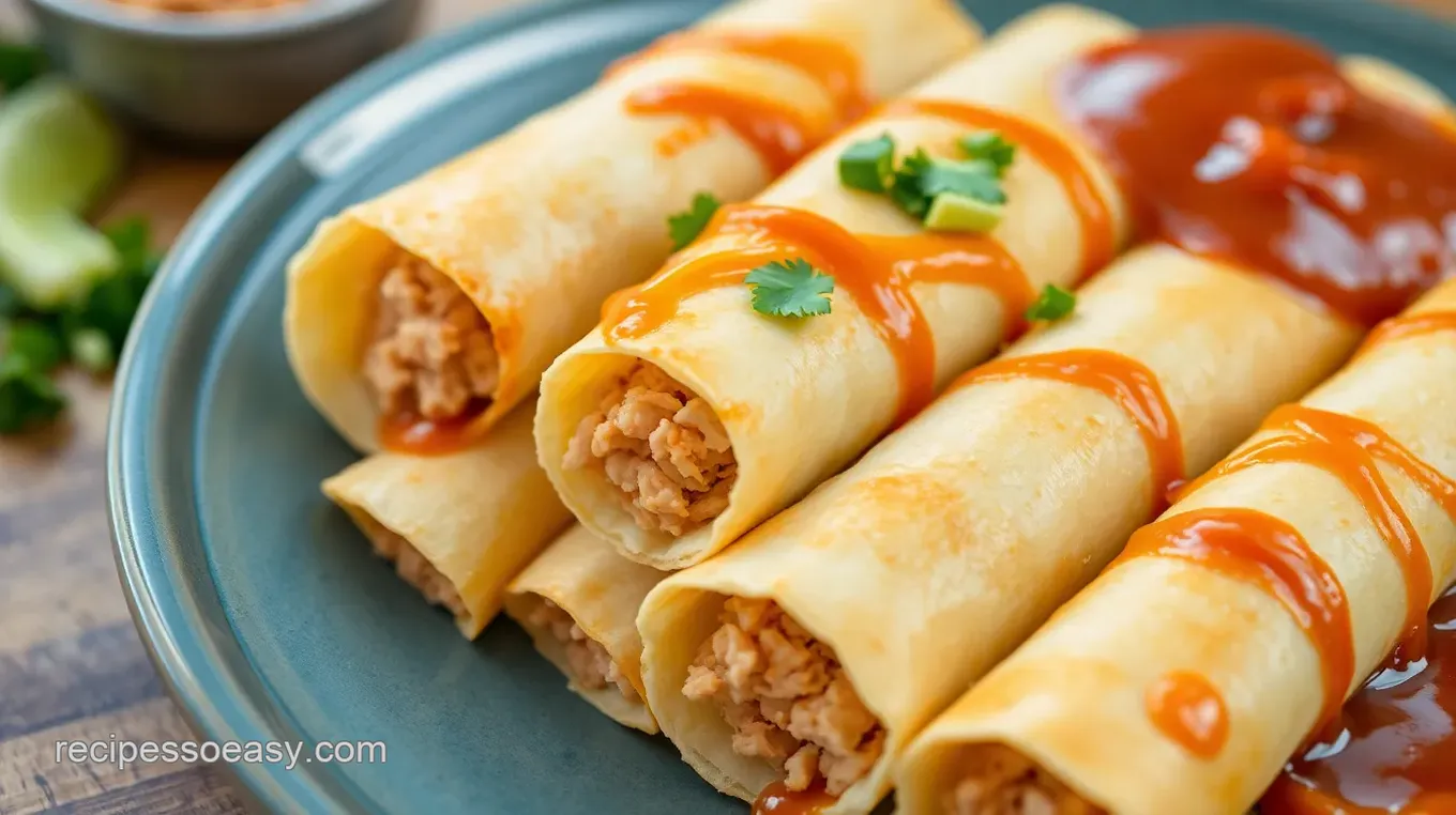 Buff-a-cue Chicken Taquitos