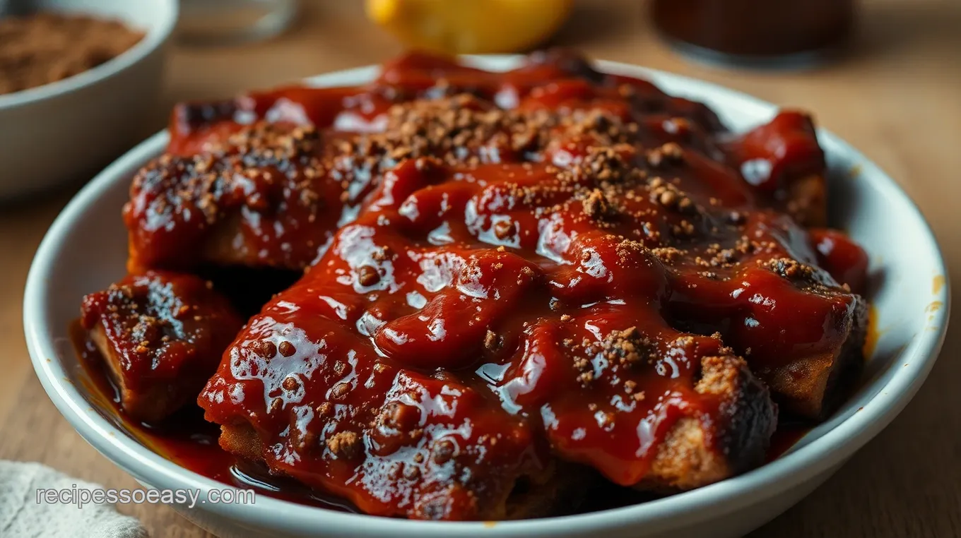 Barbecue Maple Cinnamon Sticky Ribs