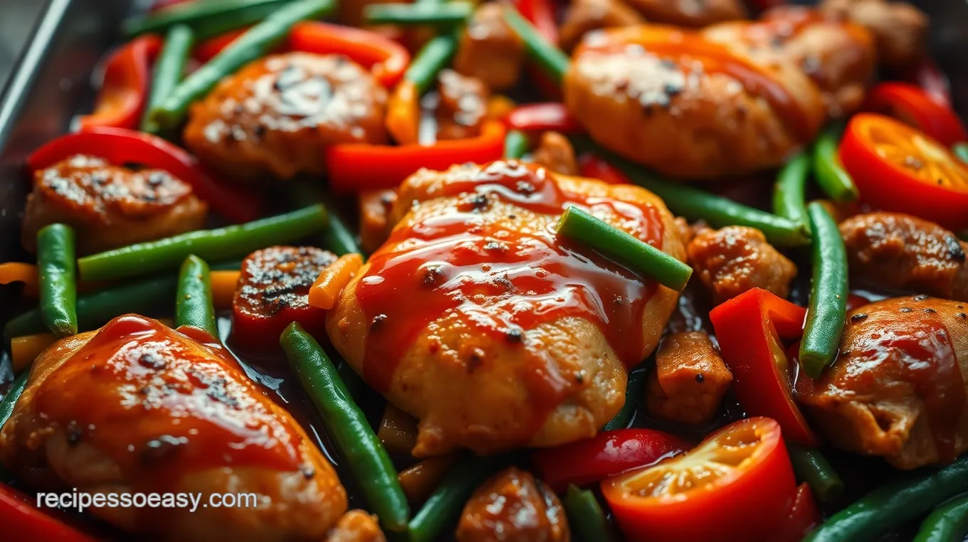 Easy Teriyaki Sheet Pan Chicken & Vegetables