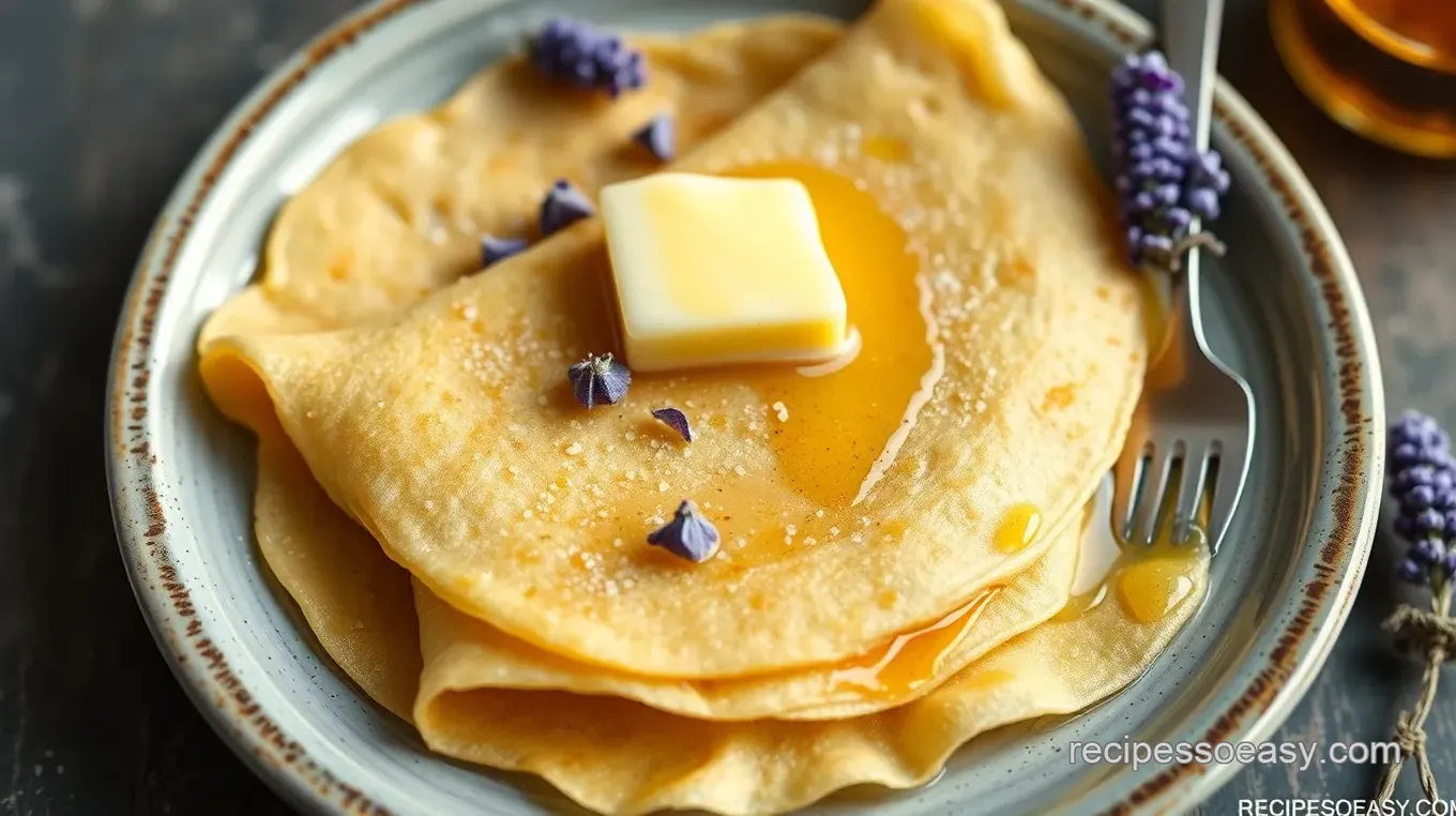 Lavender Honey Crêpes