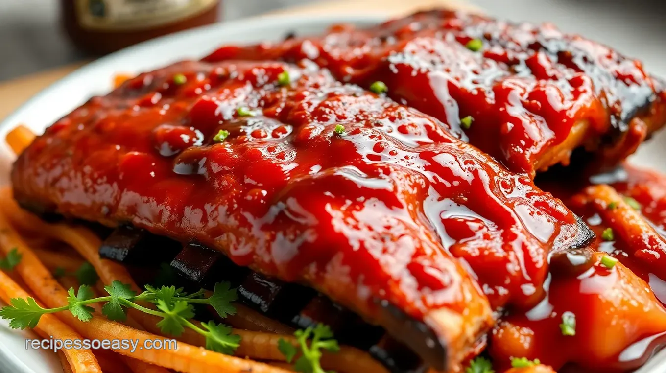 Sticky Baby Back Ribs with Original Barbecue Sauce