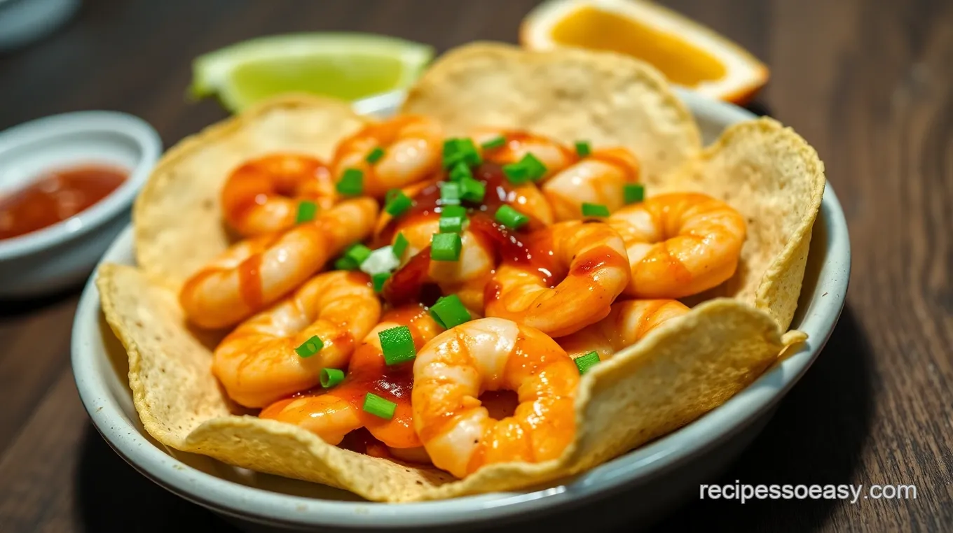 Sweet Teriyaki Shrimp Taco Bites