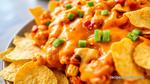 Bake Buffalo Chicken Nachos with Cheese