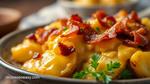 Bake Cheesy Potatoes with Crispy Bacon