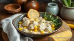 Cook Creamy Chicken with Corn in 10 Min