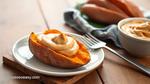 Baked Sweet Potato with Creamy Peanut Butter