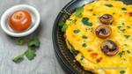 Cook Quick Spinach & Mushroom Omelet in 20 Min