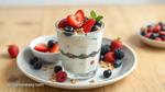 Layered Yogurt Parfait with Berries & Granola