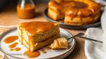 No-Bake Caramel Biscuit Cake Delight