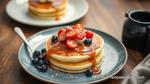 Cook Fluffy Pancakes with Sweet Toppings