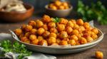 Fried Chickpeas Crispy Savory Snack