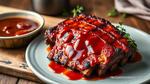 Grilled Baby Back Ribs with Sweet Sauce