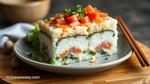 Layered Tuna Sushi Rice Delight Recipe