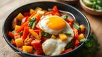 Stir-Fry Egg with Colorful Vegetables