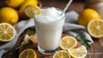 Blend Coconut Slush with Zesty Lemon Flavor