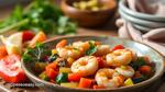 Sautéed Shrimp with Colorful Veggies