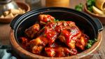 Slow Cooker Chicken Sweet & Spicy BBQ