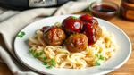 Slow Cooker Meatballs with BBQ & Jelly