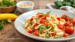 Chilled Pasta Salad with Fresh Vegetables