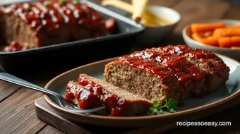 Bake BBQ Meatloaf with Sweet Flavor