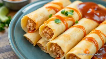 Bake Chicken Taquitos with Bold Flavor recipe card