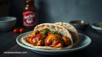 Easy Barbecue Chicken Pita Pockets with Sweet Baby Ray's Sauce recipe card