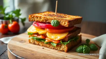 Toast Veggie Sandwich Delight in 15 Minutes