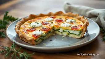 Bake Zucchini Pie with Feta & Herbs