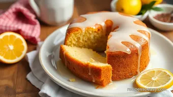 Bake Lemon Yogurt Cake With Glaze