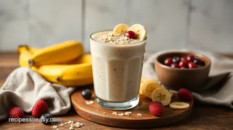 Blend Oatmeal Banana Smoothie Delight