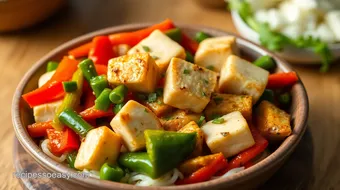 Stir-Fry Tofu with Colorful Veggies