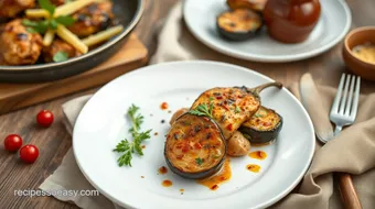 Roasted Chicken Eggplant Delight Recipe