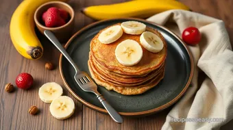 Cook Fluffy Banana Oatmeal Pancakes Quick