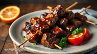 Grilled Beef Kabobs with Sweet Teriyaki Flavor