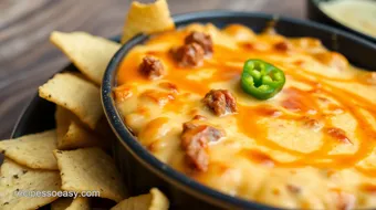 Grilled Beef Queso Dip with Honey Chipotle