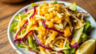 Grilled Cabbage Slaw with Sweet Mustard Sauce recipe card