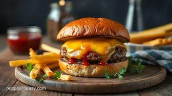 Grilled Cheeseburger with Secret Sauce