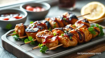 Grilled Chicken Kabobs with Sweet Teriyaki