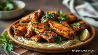 Grilled Chicken Wings with Tropical Marinade