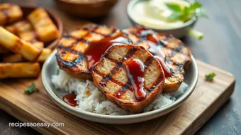 Grilled Pork Chops with Sweet Teriyaki Sauce