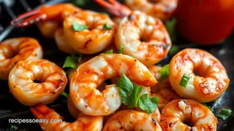 Grilled Shrimp with Spicy Hot Sauce Bliss recipe card