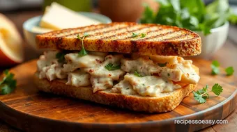 Grilled Tuna Sandwich with Cheese Delight