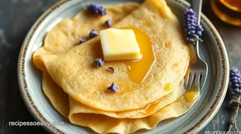 Make Sweet Lavender Honey Crêpes Today! recipe card