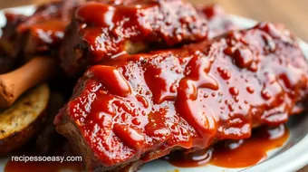 Oven-Baked Ribs with Sweet Honey BBQ Sauce recipe card