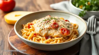 Quick Chicken with Orzo & Creamy Flavor