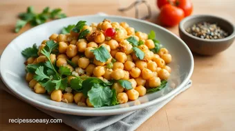 Quick Chickpea Salad with Crispy Flavor