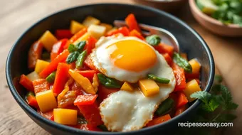 Stir-Fry Egg with Colorful Vegetables