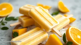 Freeze Mango Kulfi Popsicles | Creamy Delight