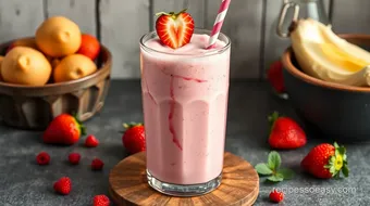 Blend Strawberry Milkshake Delight in 10 Min