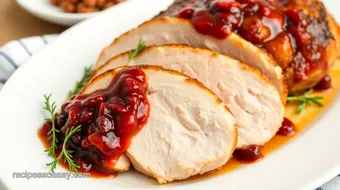 Roast Turkey Breast with Tangy Cranberry Sauce recipe card